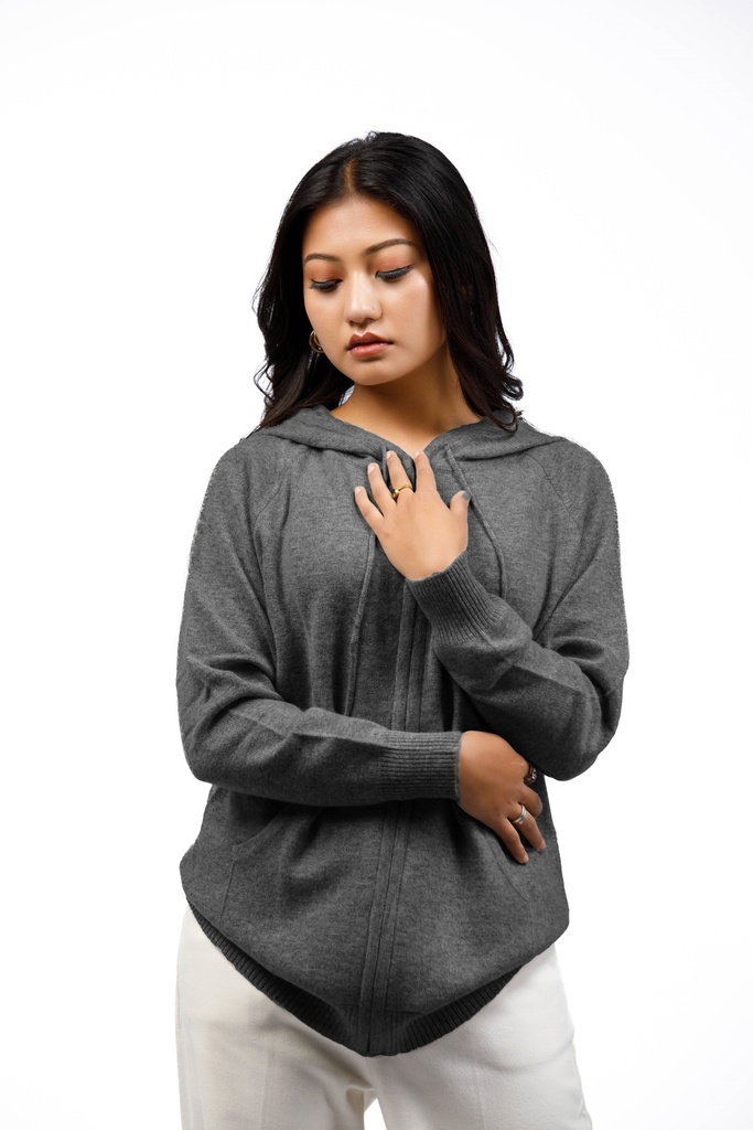 ZIPPED HOODIE PLAIN (AWB)